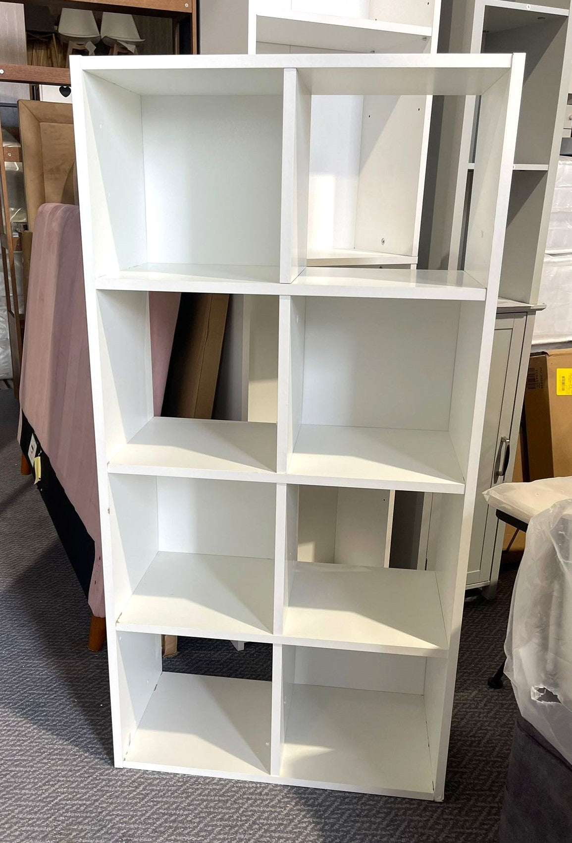 Assembled Squares 8 Cube Storage Unit - White